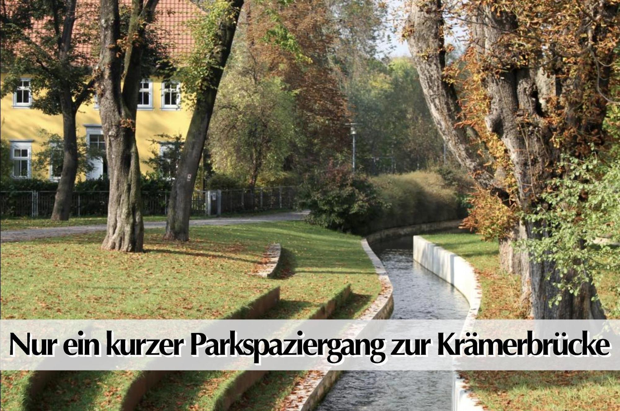 Stadtperle Am Plaetschernden Wasser - 50M2 2R Malerische Fewo In Top Lage Erfurt Bagian luar foto